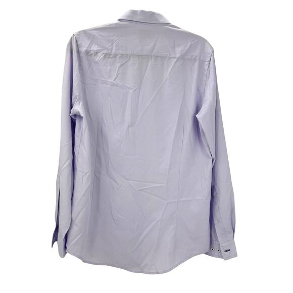 C-LAB NYC Men's Slim-Fit 4 Way Stretch Geo-Print Dress Shirt Size M 33-34 NWOT - Picture 5 of 11